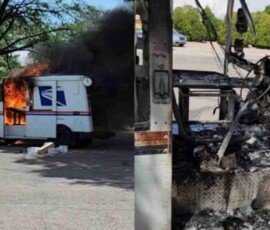 Mail truck fire - June 5th Rio Rancho NM