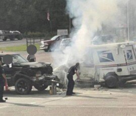 Norton, VA Postal truck fire