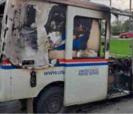 Postal truck fire – Dayton TX – 3/30/2020