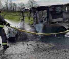 Mail truck fire - Missouri - April 19th, 2020