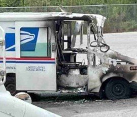 Southern PA postal truck fire