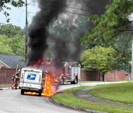 South Carolina Mail Truck Fire - July 30th, 2022