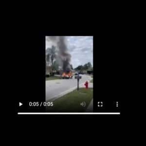 Florida Mail Truck Fire Florida Mail Truck Fire