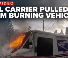 Deputy and bystander save mail truck driver from fiery wreck in Parkland