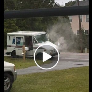 North Carolina Mail Truck Fire North Carolina Mail Truck Fire