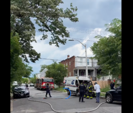 Maryland Mail Truck Fire