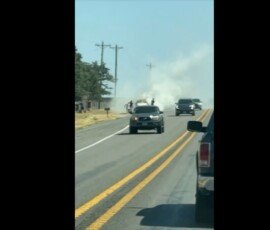 Texas mail truck fire